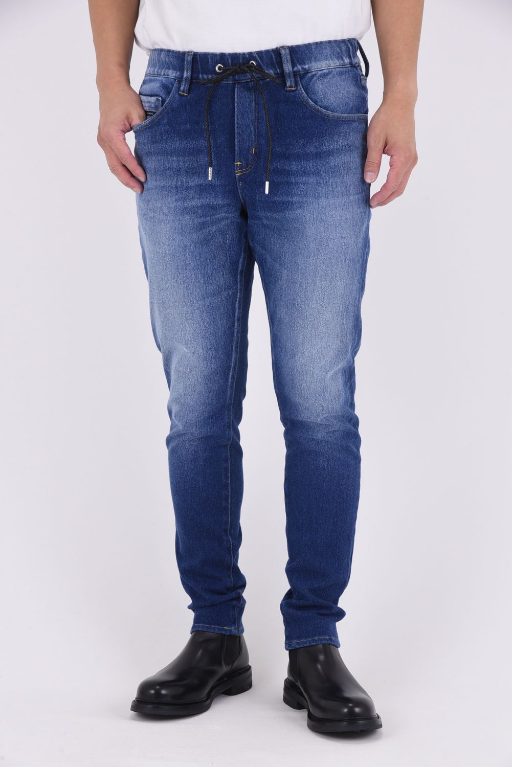MICK DENIM JERSEY  / 定番 デニム ジャージーンズ ダークインディゴ