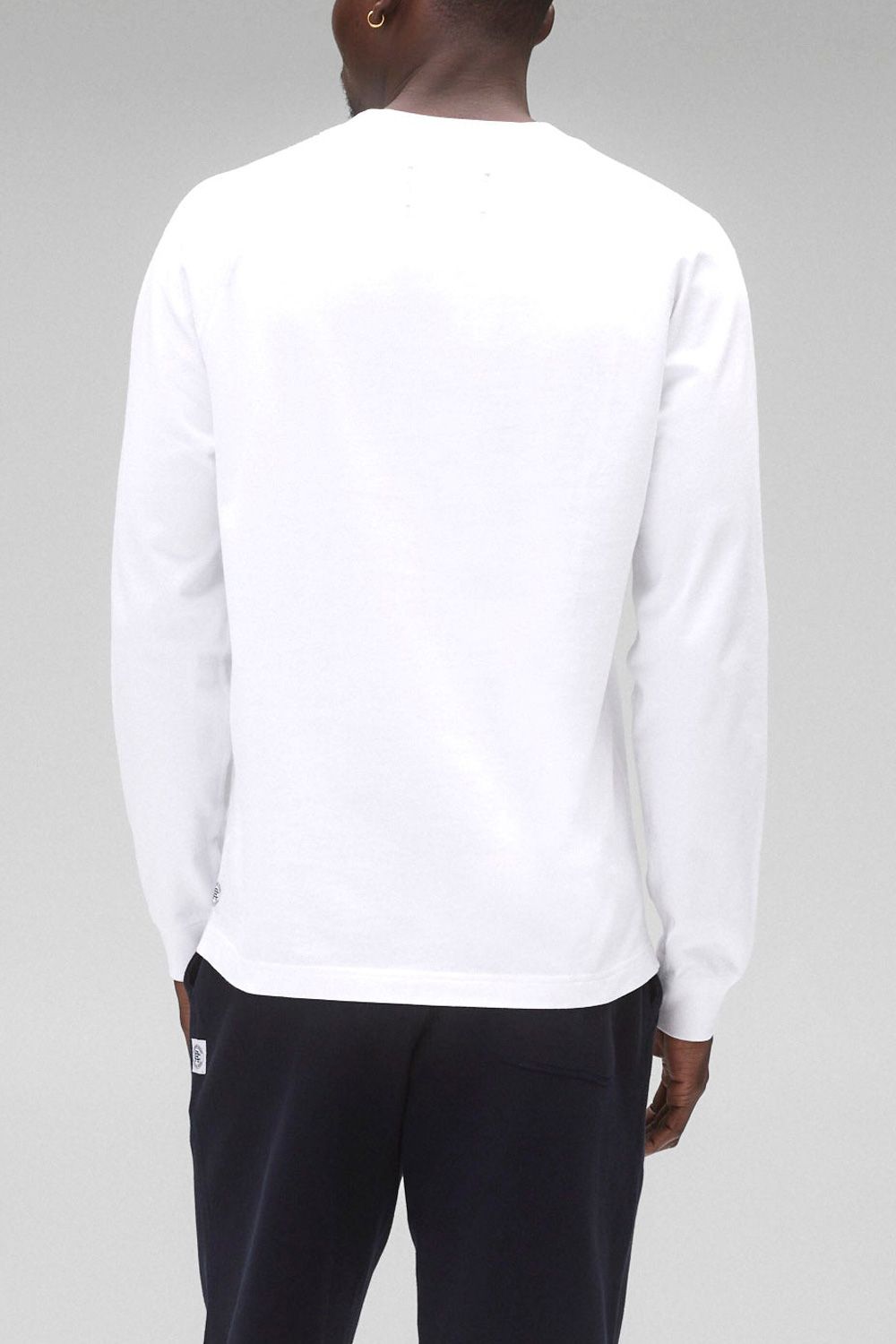 【国内正規品】【STANDARD FIT】 MIDWEIGHT JERSEY LONG SLEEVE / ミッドウェイト ジャージ スタンダード 長袖Tシャツ ホワイト