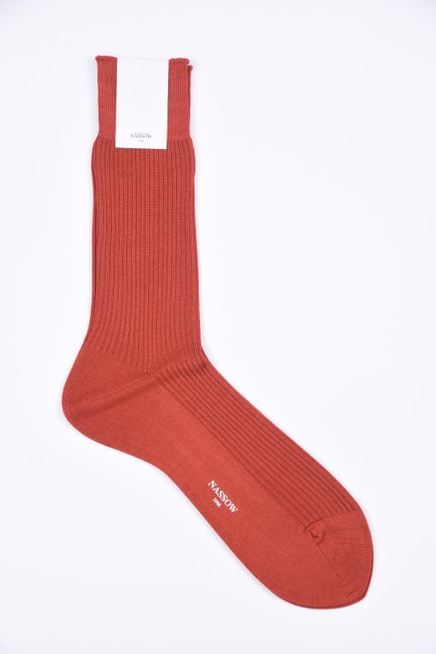 MINIMUM RIB / 日本製 ミニマム リブソックス オレンジ
