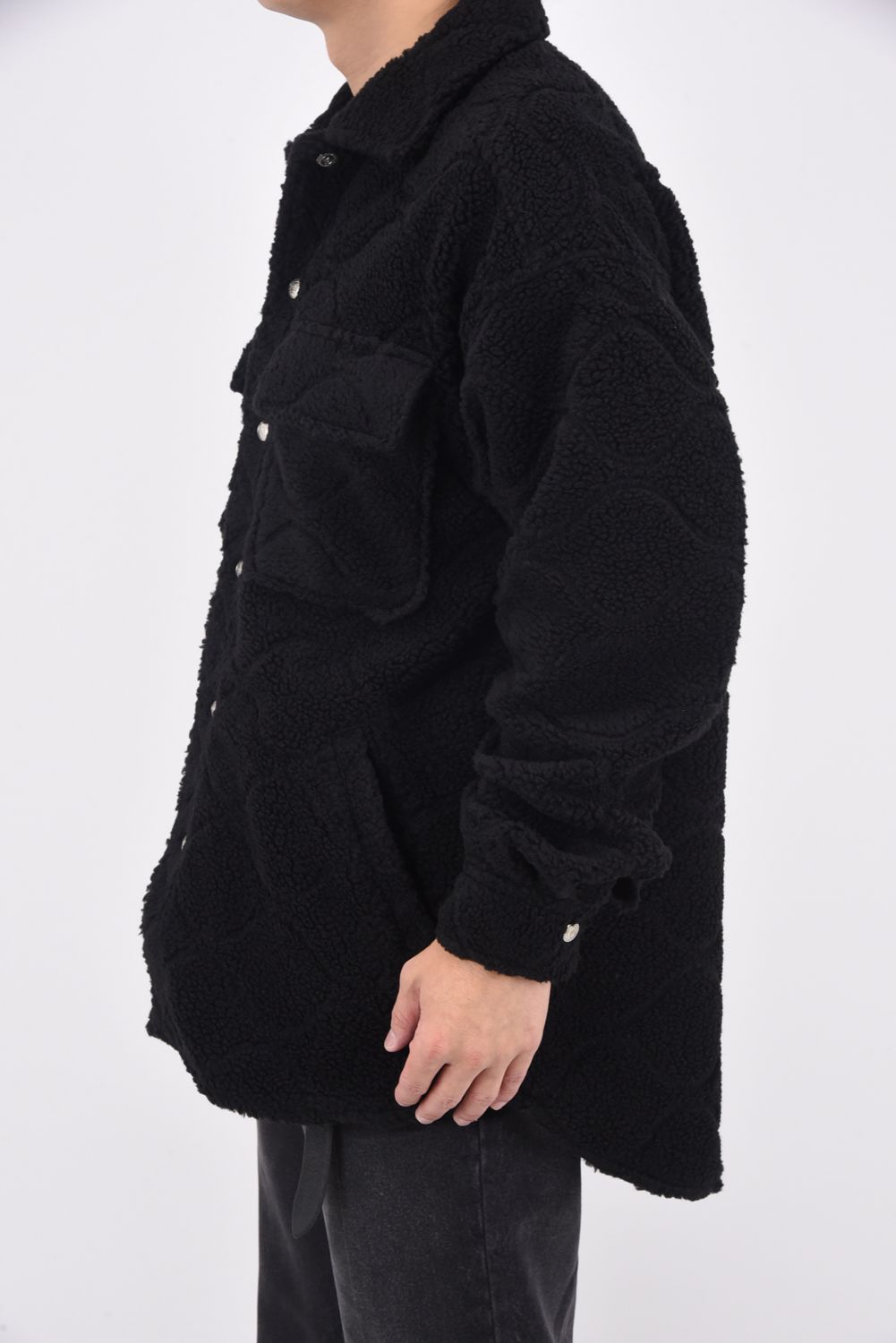 CPO  BOA SHIRTS JK  / ボア シャツ ジャケット (ブラック)