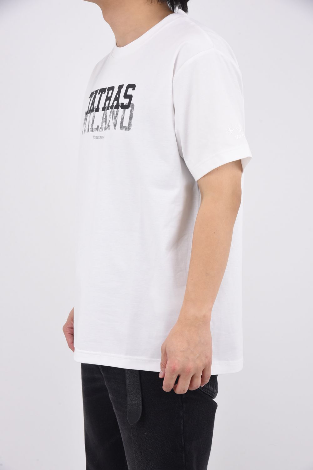 TATRAS - INIGO (イニゴ) / フロントロゴ クルーネック Tシャツ