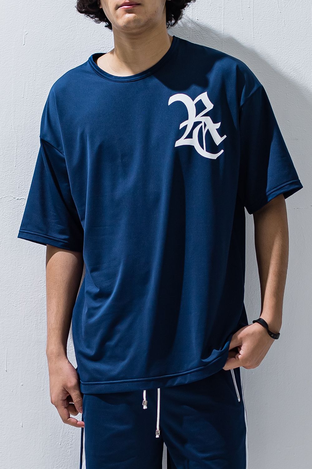 RESOUND CLOTHING - RC ROGO MESHLOOSE TEE / ブランドロゴ メッシュ