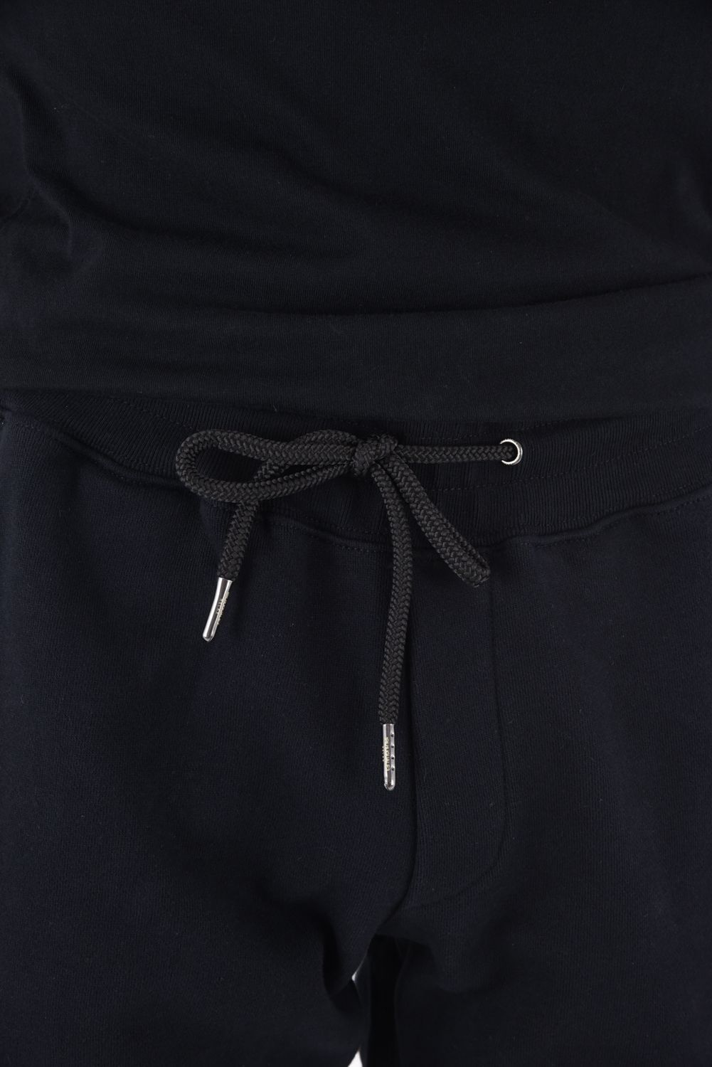 1PIU CIRCLE LOGO RHINESTONE PANTS / 1PIUサークルロゴ ラインストーン スウェットパンツ ブラック