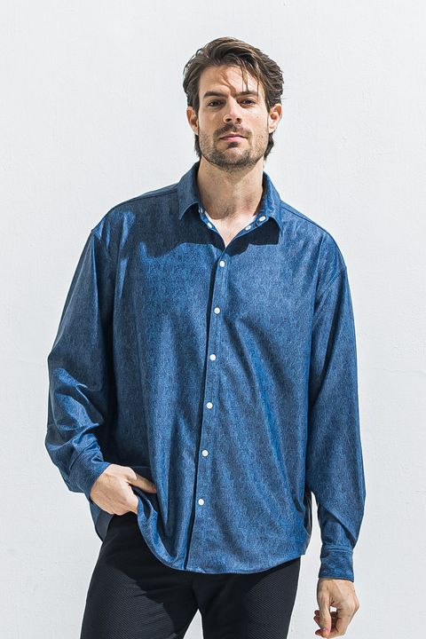 RUSH JACK SHIRTS / ラッシュガード ロングスリーブシャツ （ダークインディゴ）