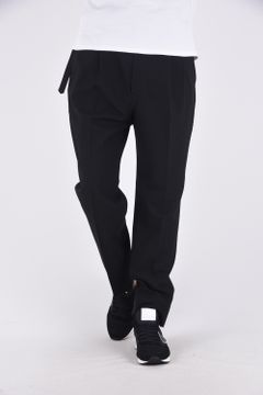 2 TUCKED WIDE TAPERED PANTS / 2タック ワイドテーパードパンツ ブラック