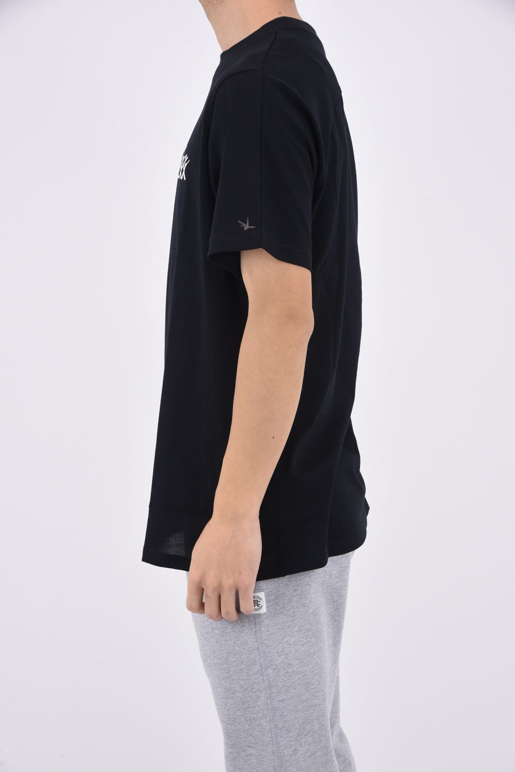 DOUBLE LOGO T-SHIRT / ダブルロゴ クルーネックTシャツ ブラック