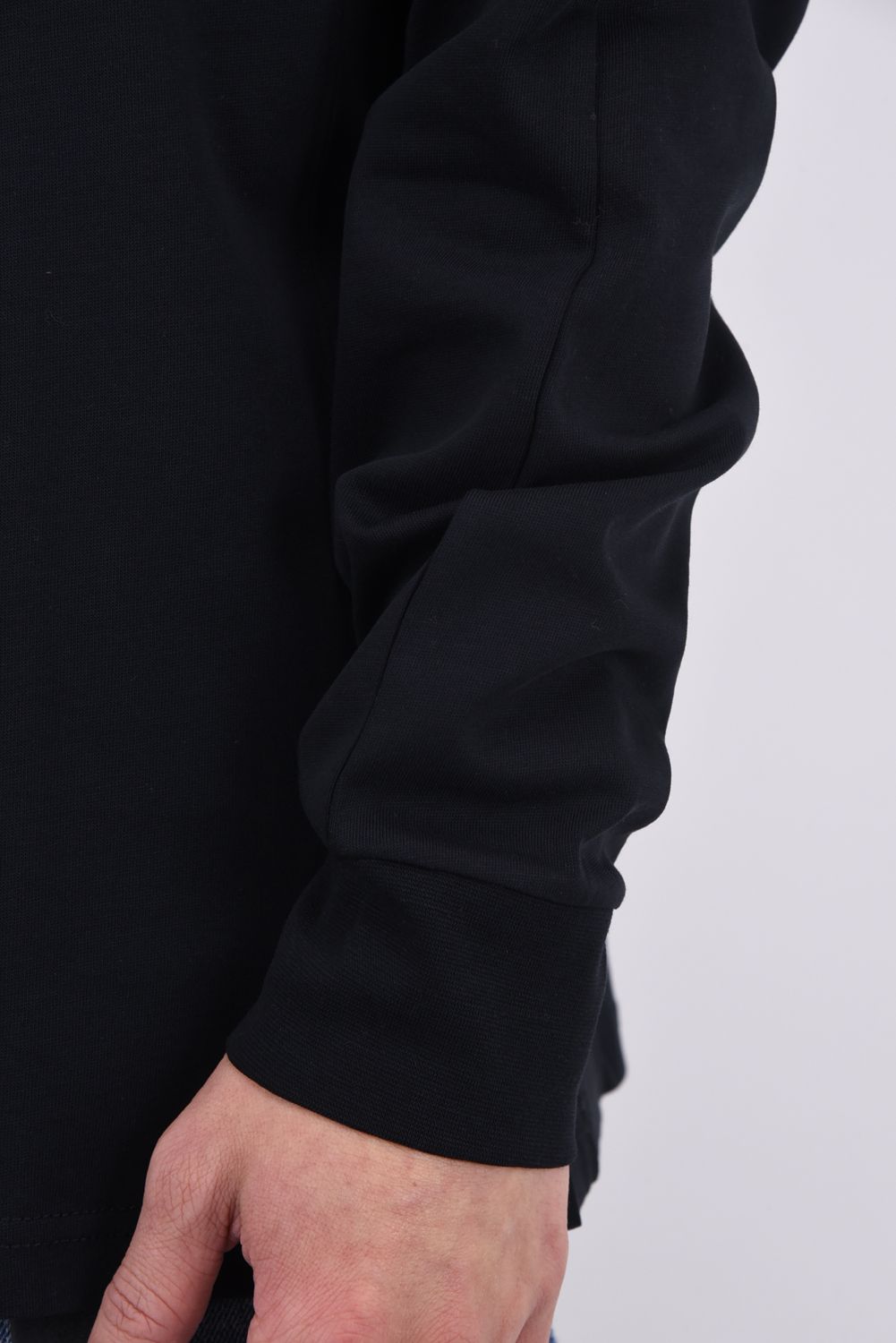 【26SS】 GRADIENT RHINESTONE LONG T-SHIRT / グラデーション ラインストーンロゴ ロングスリーブTシャツ (ブラック)