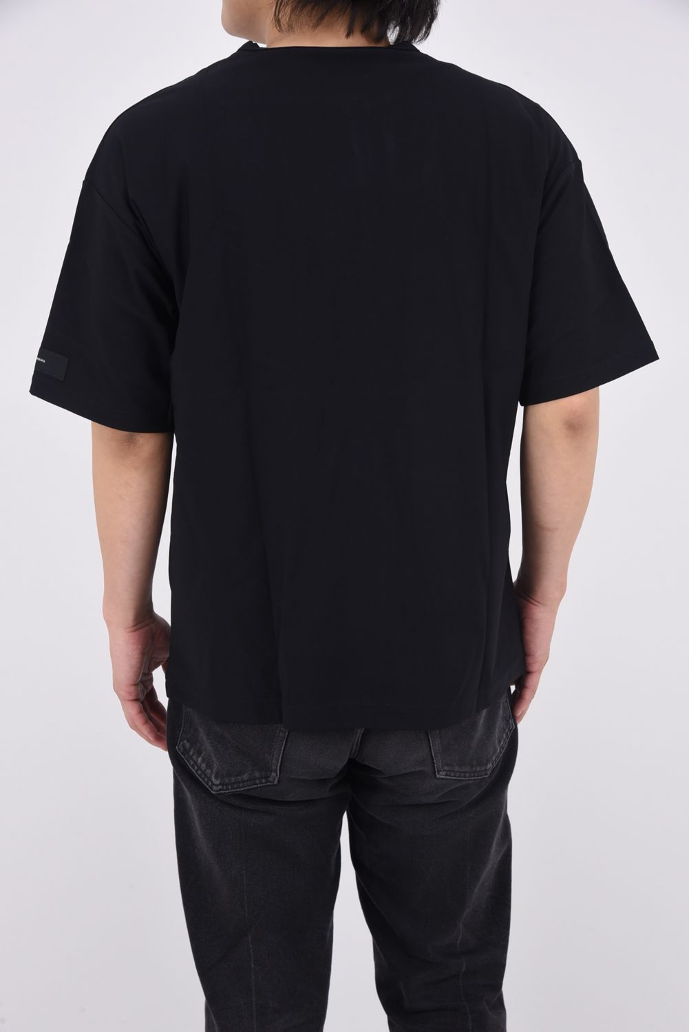 NYLON OVER  TEE / ナイロン オーバーTシャツ ブラック