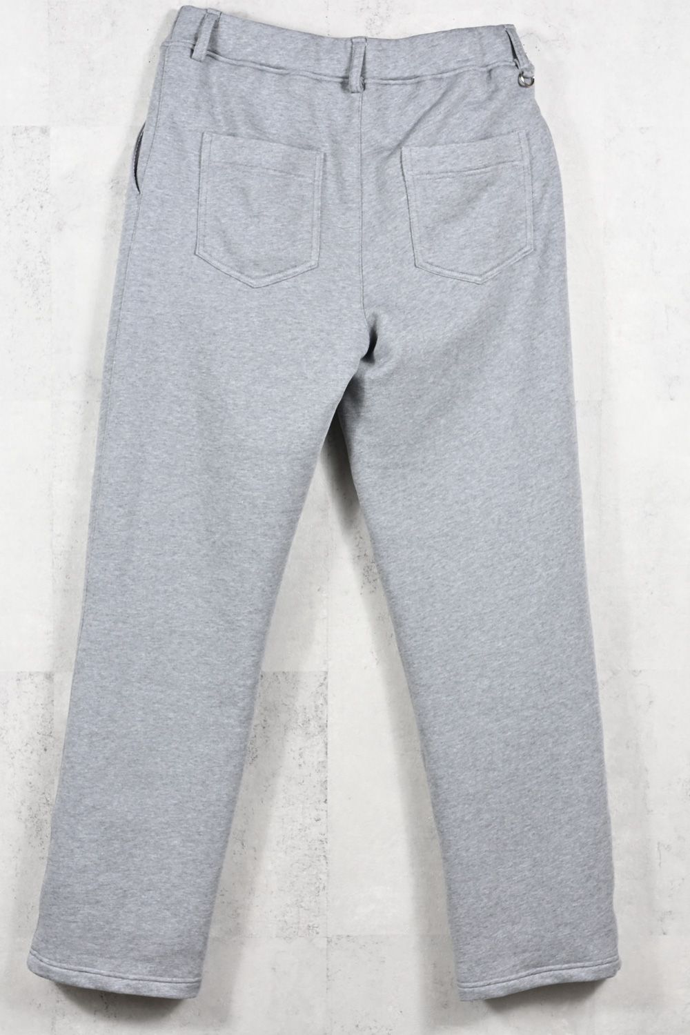 HF URAKE WIDE TUCK PANTS / 高機能裏毛 セミワイドシルエット イージータックパンツ (グレー) (1月中旬入荷予定)