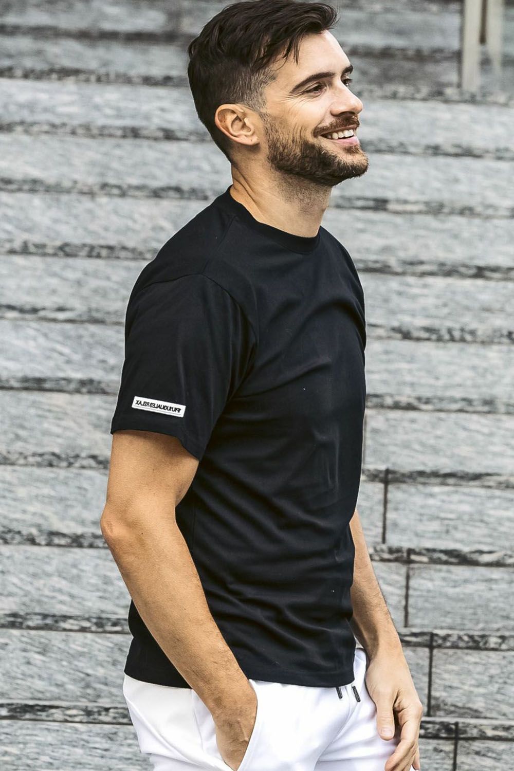 PATCH T-SHIRT / パッチ Tシャツ (ブラック)
