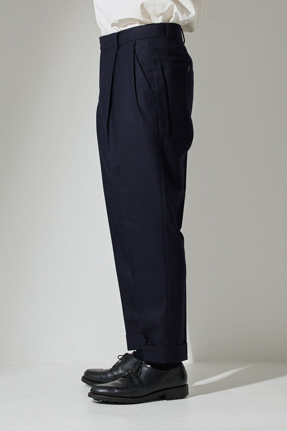 colon - 2OUT-PLEATS SLACKS WOOL TWILL / ウールツイル 2