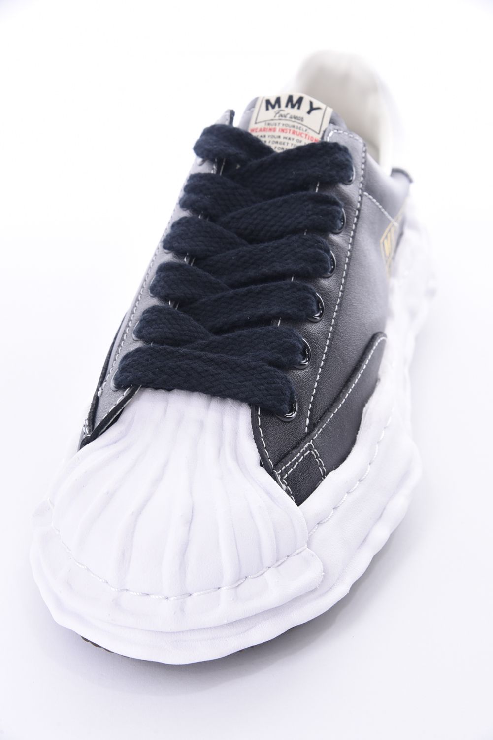 "BLAKEY" OG Sole Leather Low-top Sneaker / オリジナルソール レザーローカットスニーカー ブラック / ホワイト