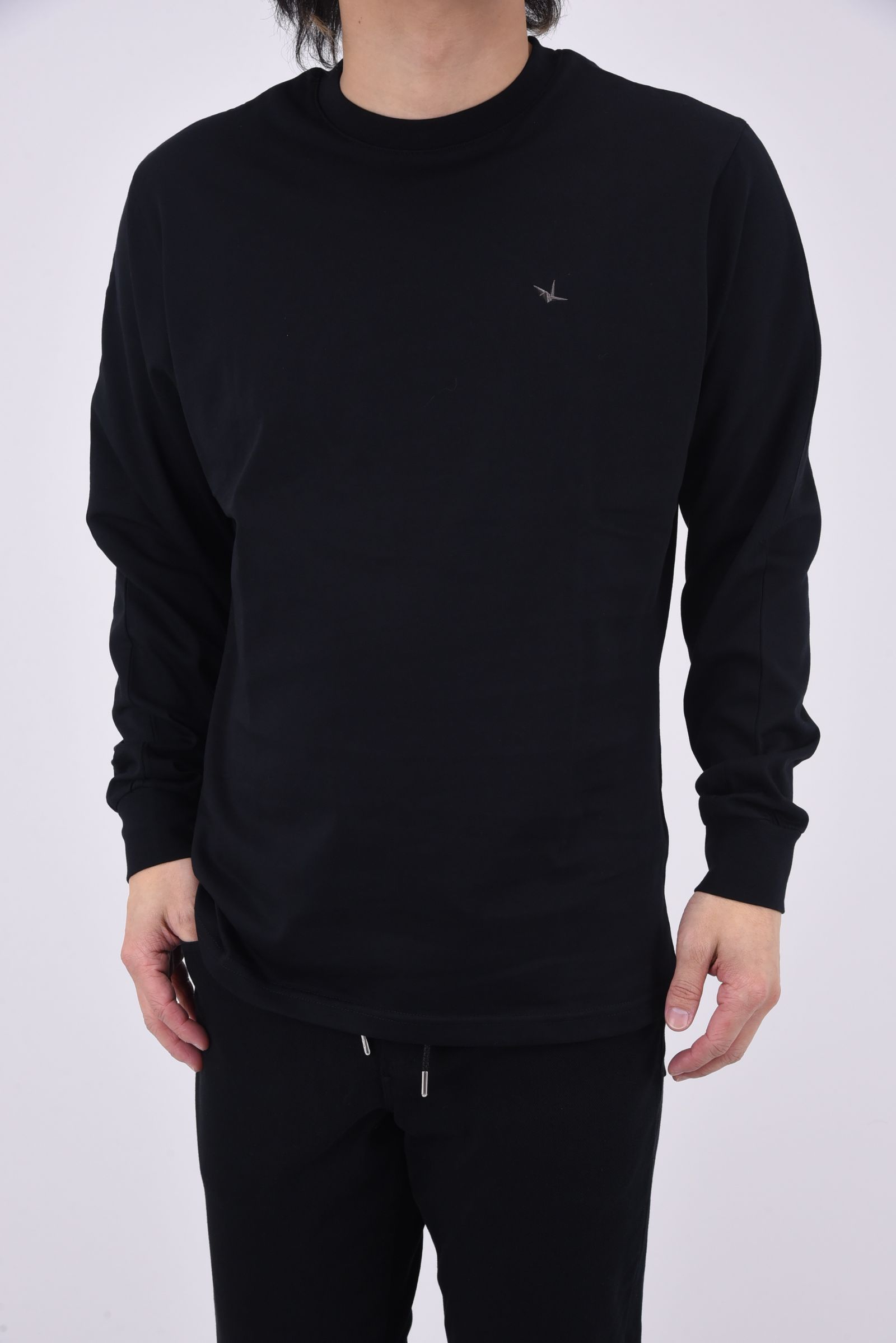 CIRCLE LONG T-SHIRT / サークルロゴ ロングスリーブ (ブラック)