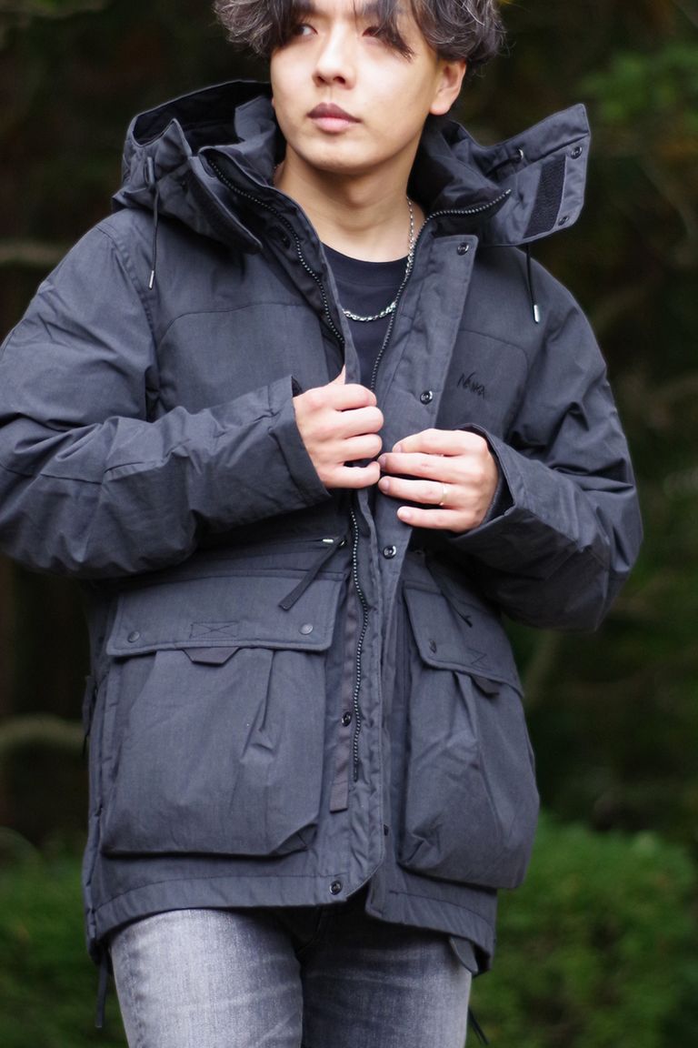 NANGA - TAKIBI DOWN JACKET / タキビダウンジャケット チャコール  