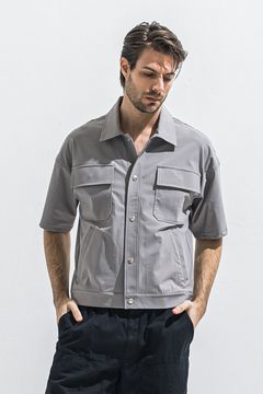 CPO HALE SHIRTS JK / ハーフスリーブ シャツジャケット （グレー） (5月上旬入荷予定) ※オーダー締切:2月15日(日)18時