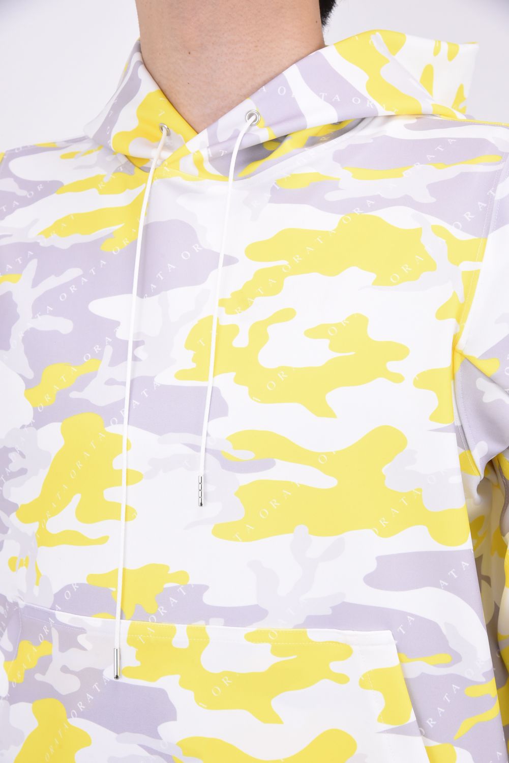 pullover hoodie / オリジナルカモフラージュ プルオーバーフーディー イエロー