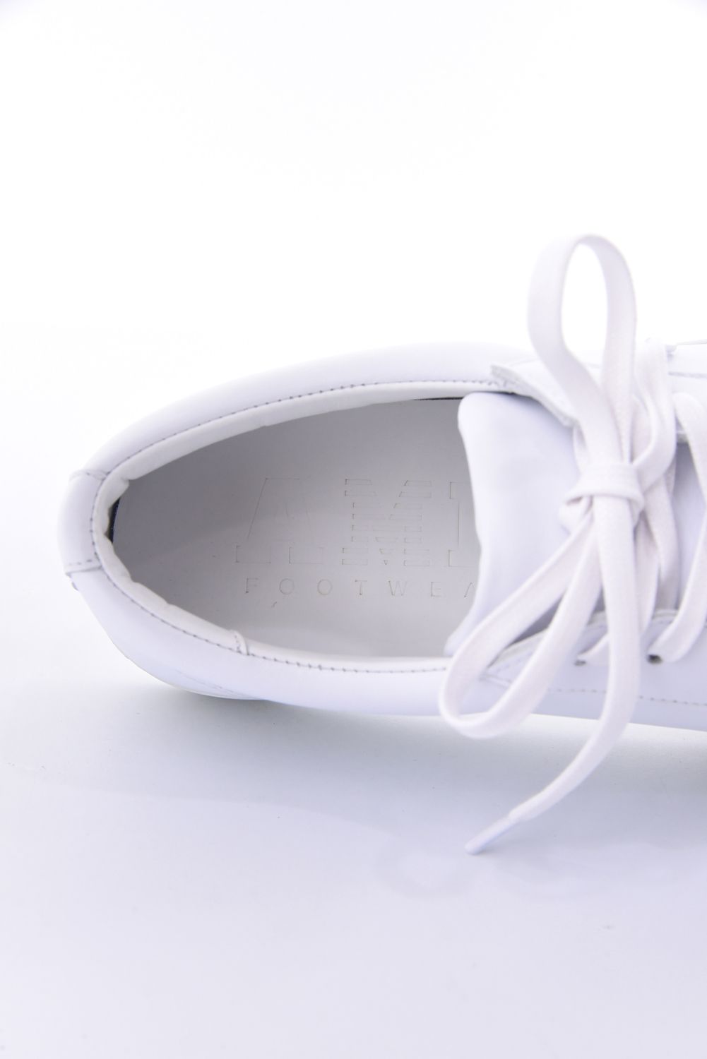 【GOSSIP別注アイテム】 CLIVE SAUVAGE / LOW CUT SNEAKER (オールホワイト)