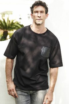 POCKET BIG T / ビッグシルエット ポケットTシャツ ブラック
