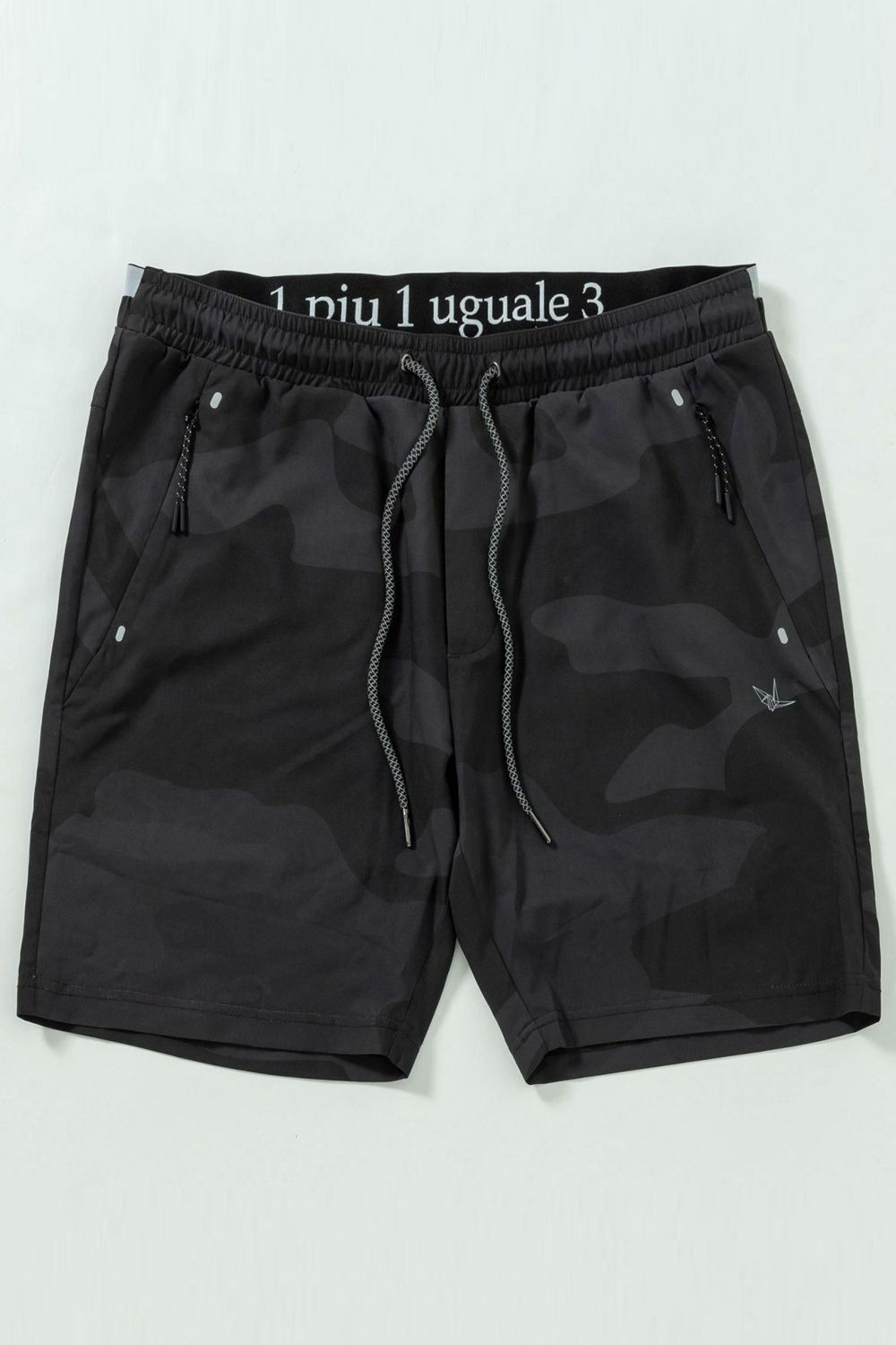 CAMO/PAISLEY LIGHT SHORTS / カモフラ柄 ライトショートパンツ ブラック