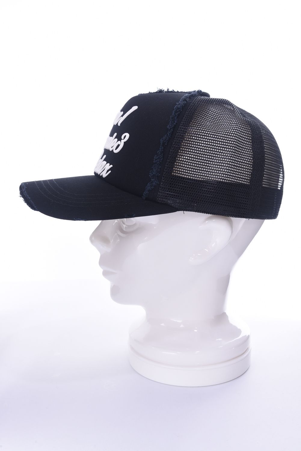 3 STEPS LOGO CAP / 泡プリントロゴ キャップ ブラック