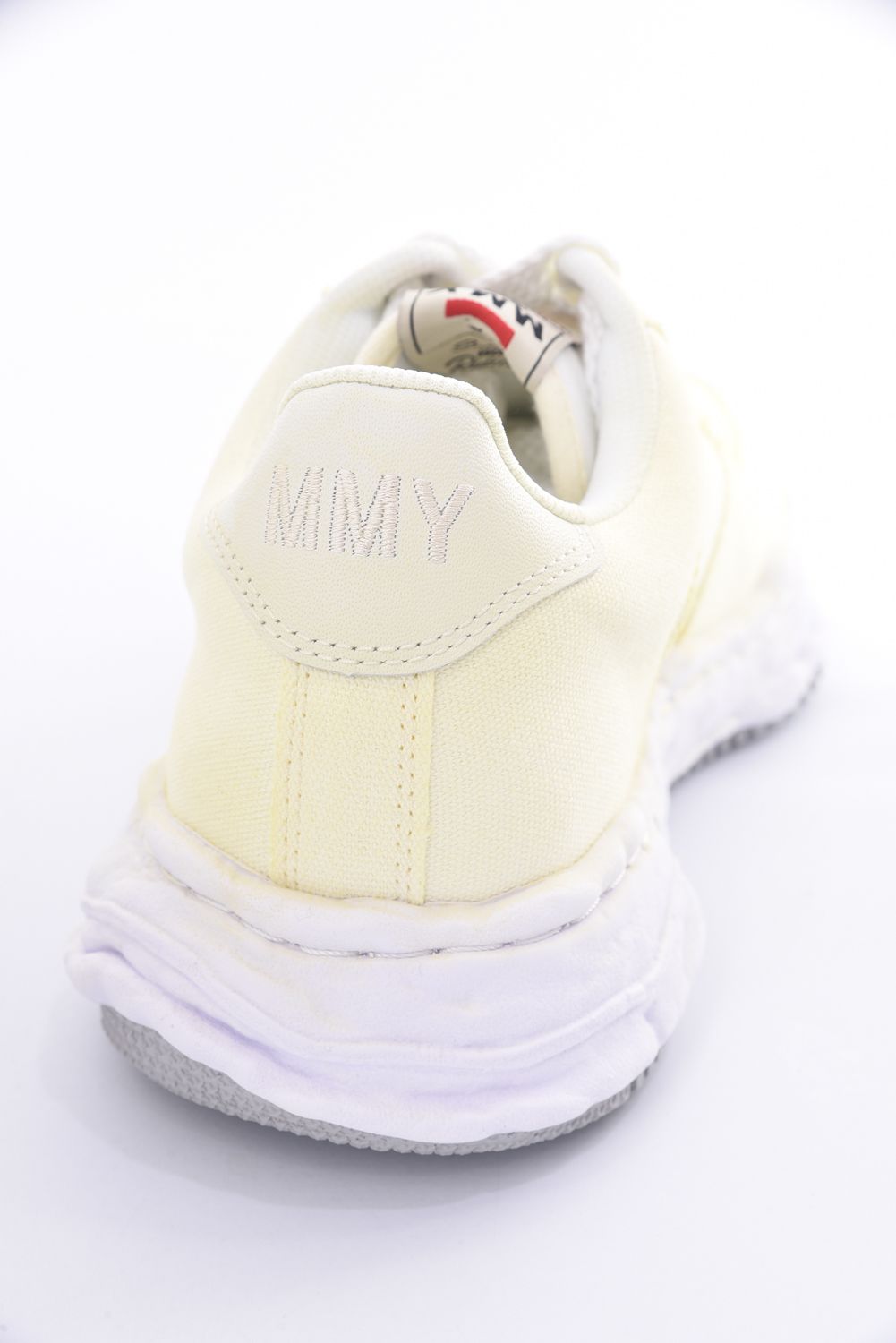 "WAYNE" OG Sole Effect Canvas Low-top Sneaker / オリジナルソール スプレーエフェクト キャンバス ローカットスニーカー ホワイト