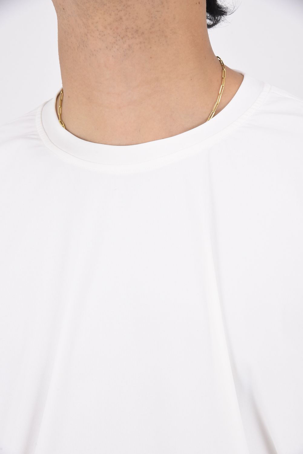 NYLON LONG SLEEVE / ロングスリーブ クルーネック オーバーサイズトレーナー ホワイト