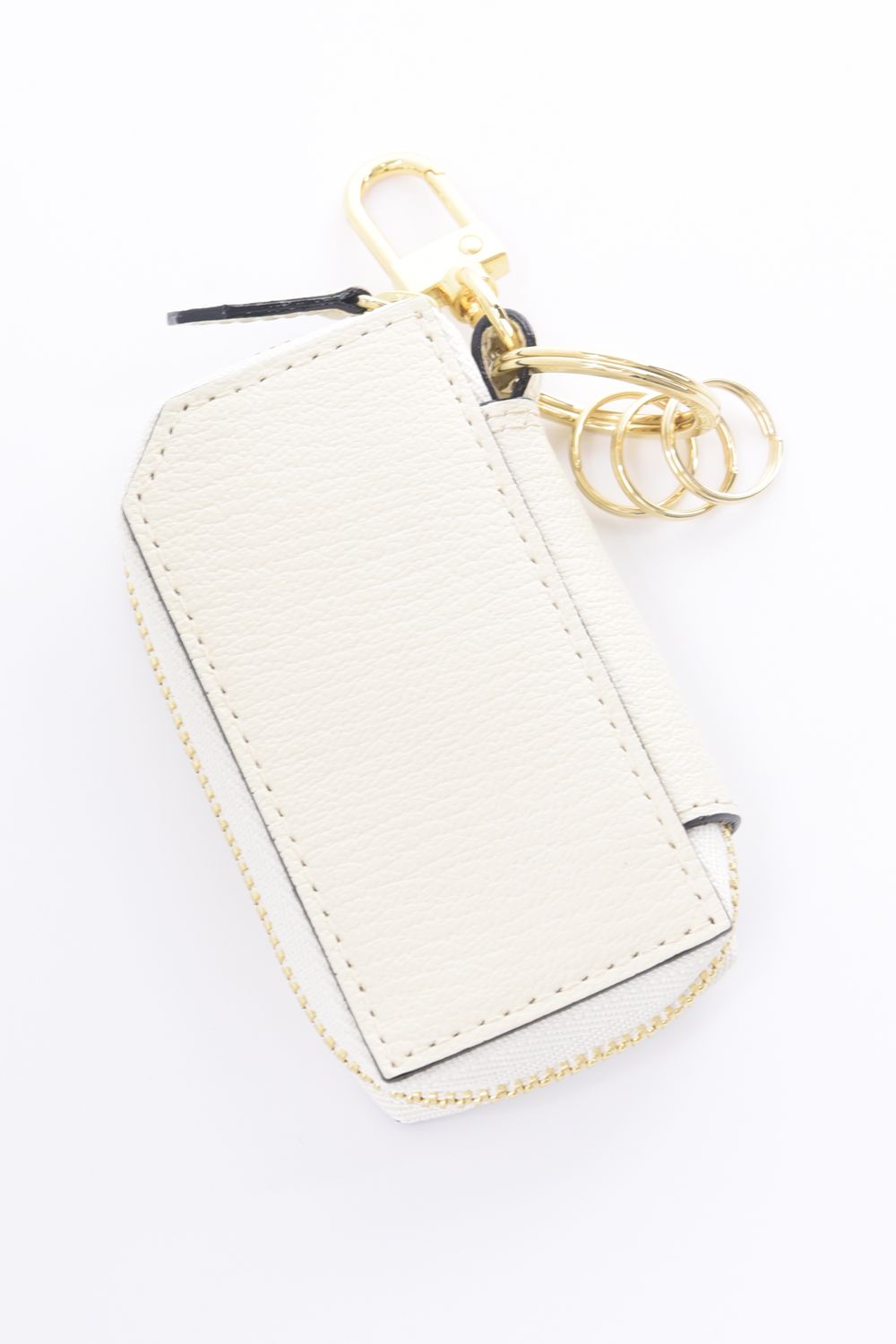 【残り1点】 SMART KEY CASE / LA111GT ゴートレザー スマートキーケース ホワイト / グレー