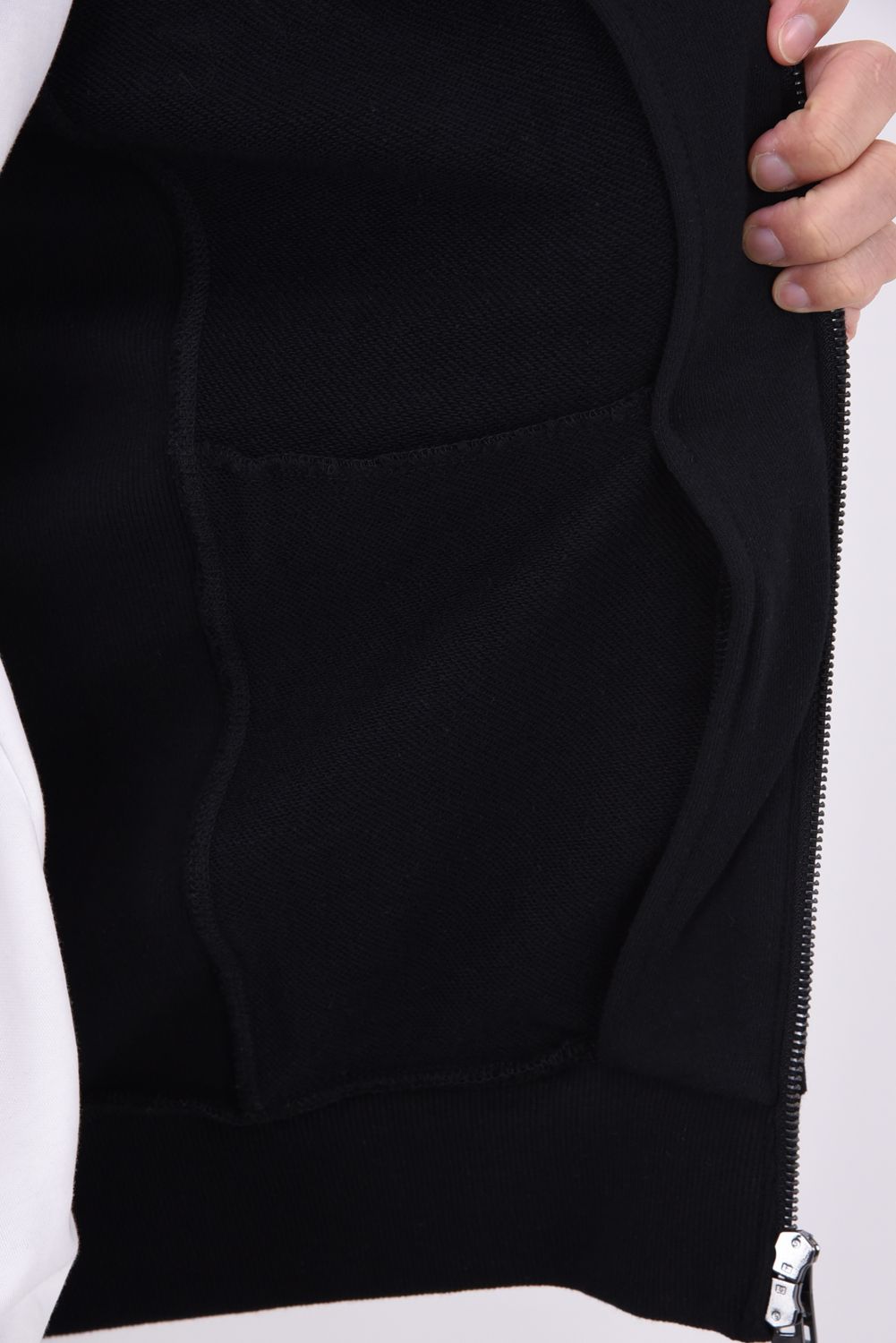 【26AW】 HEAVY FRENCH TERRY SCRIPT CODE LOGO HOODIE / フレンチテリー ロープロゴ ジップアップフーディー (ブラック)