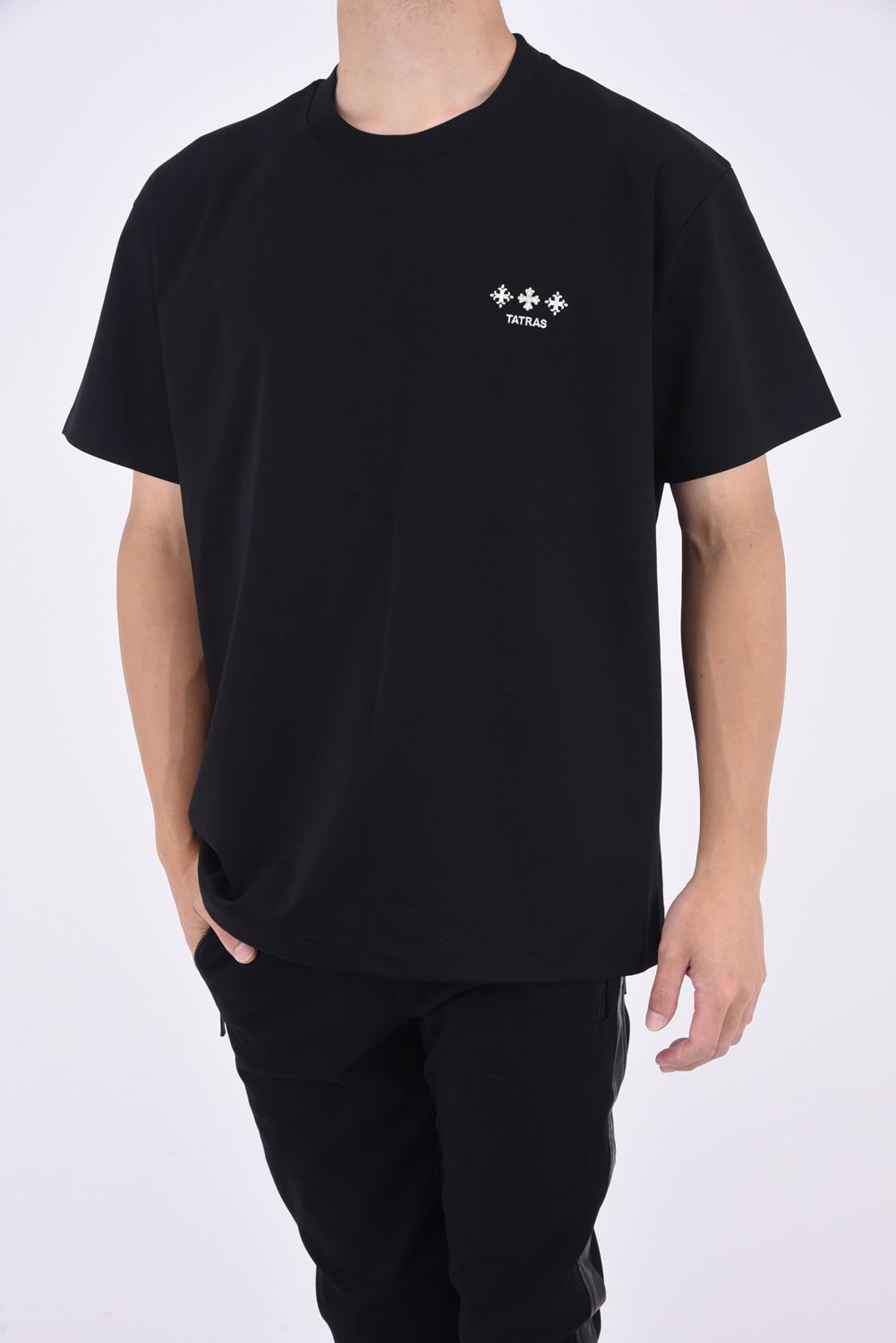 タトラス Tシャツ 半袖 コットン 100％ ブラック 02サイズ ヌンキ 黒色