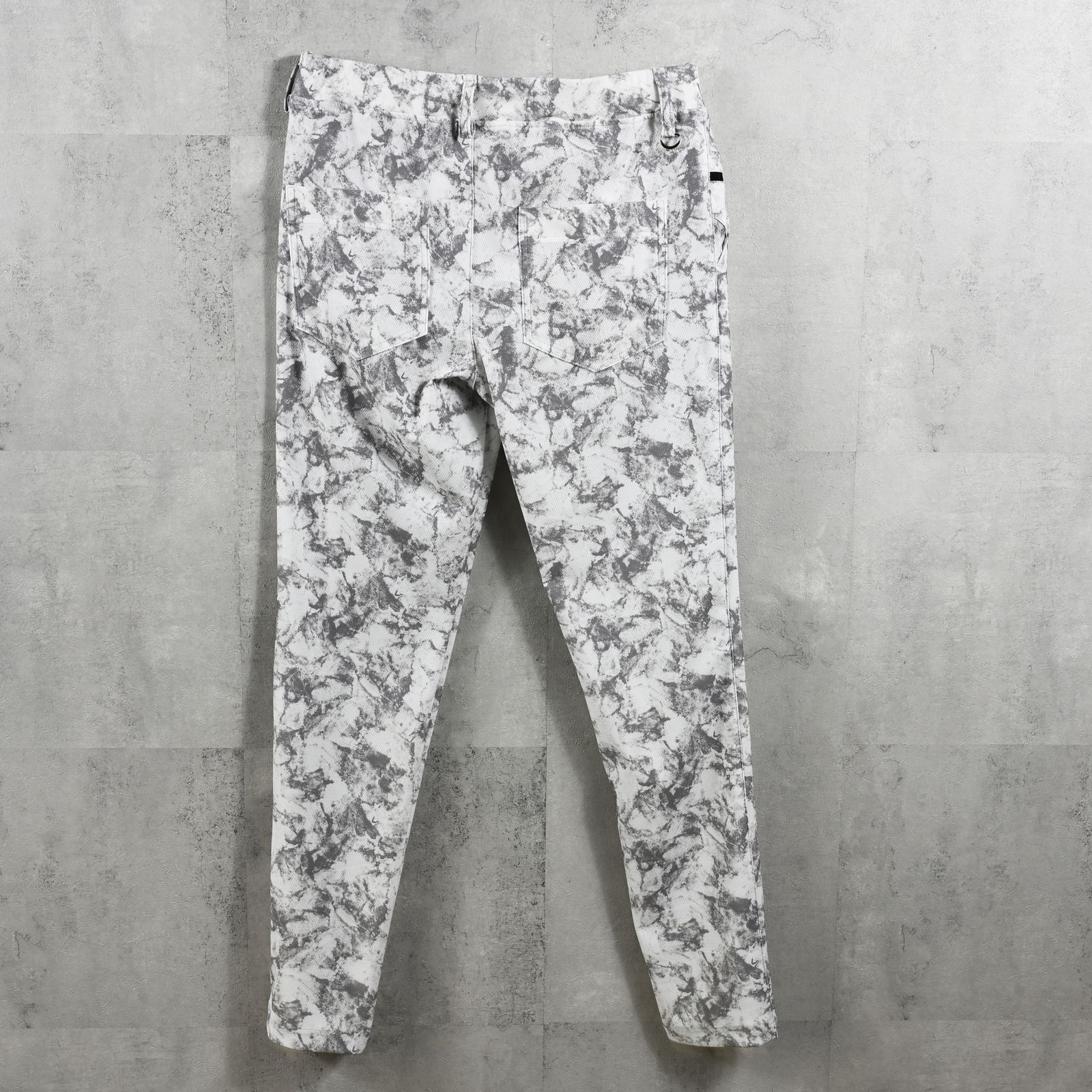 CHRIS EASY TUCK PANTS / ワンタック スラックス型イージーパンツ マーブルグレー