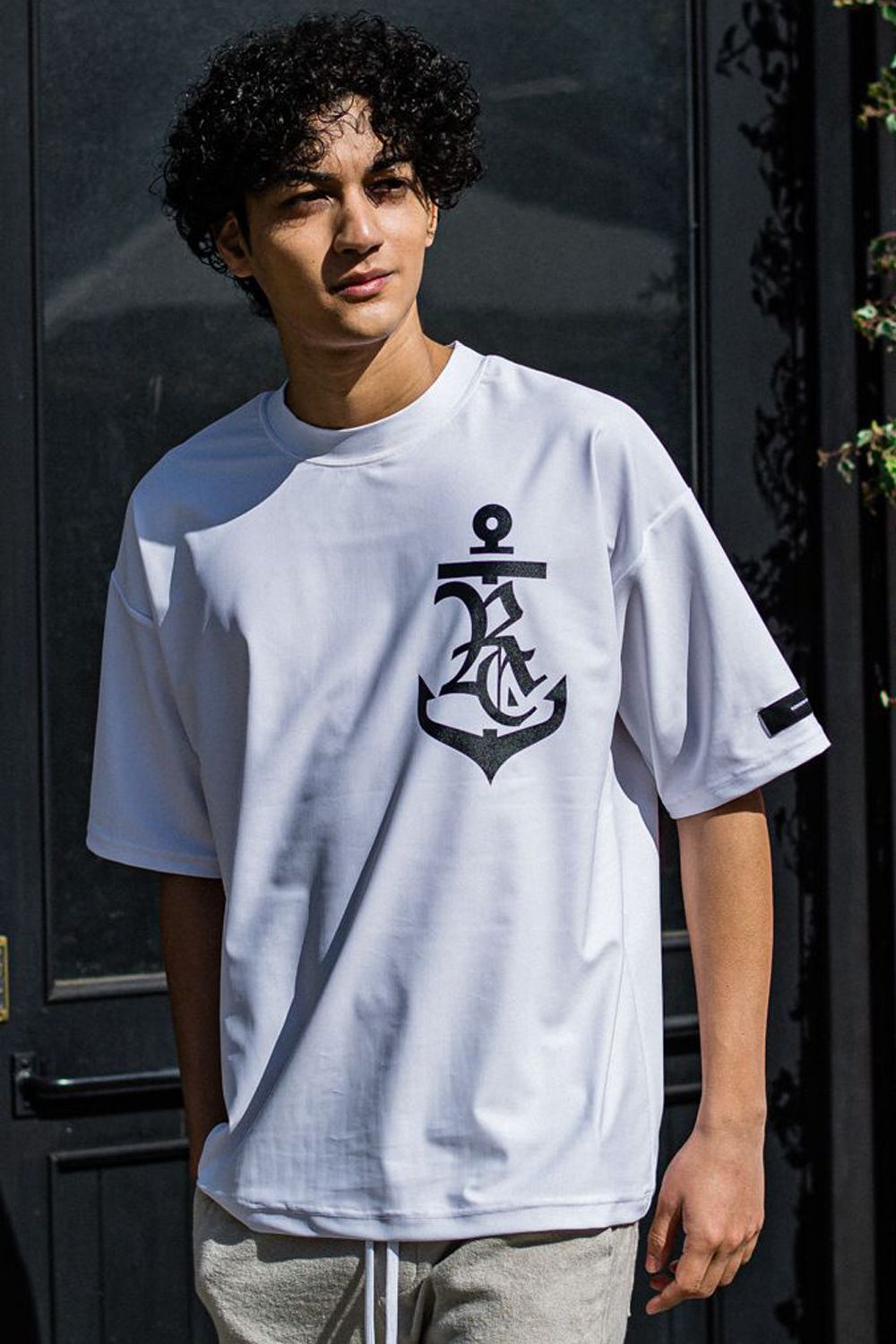 RESOUND CLOTHING ANCHOR RCL RUSH OVER T / ラッシュガード アンカーロゴ オーバーサイズTシャツ