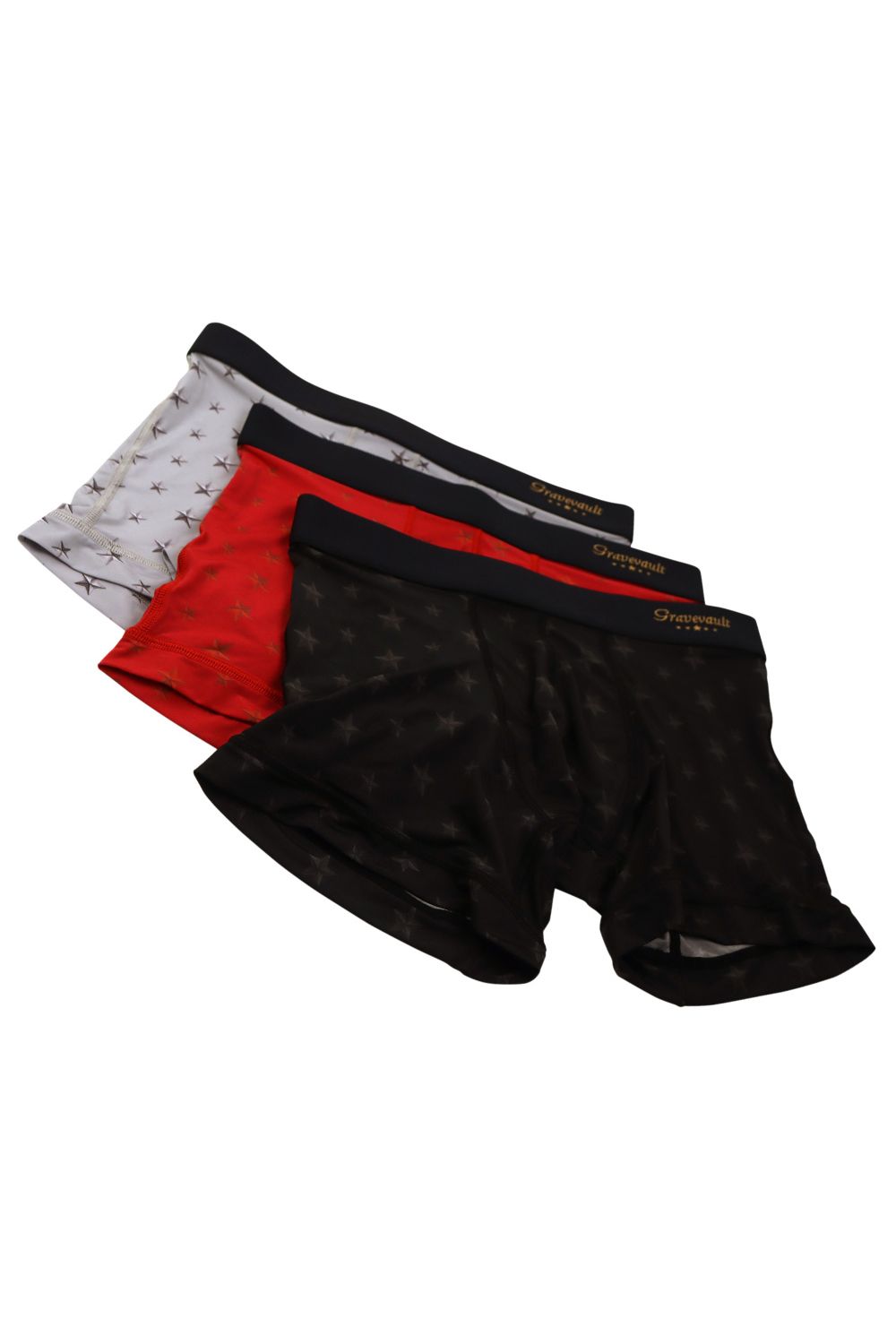 【待望のサイズ.XL入荷】 Star Studs Short Boxer - ダークネス ブラック