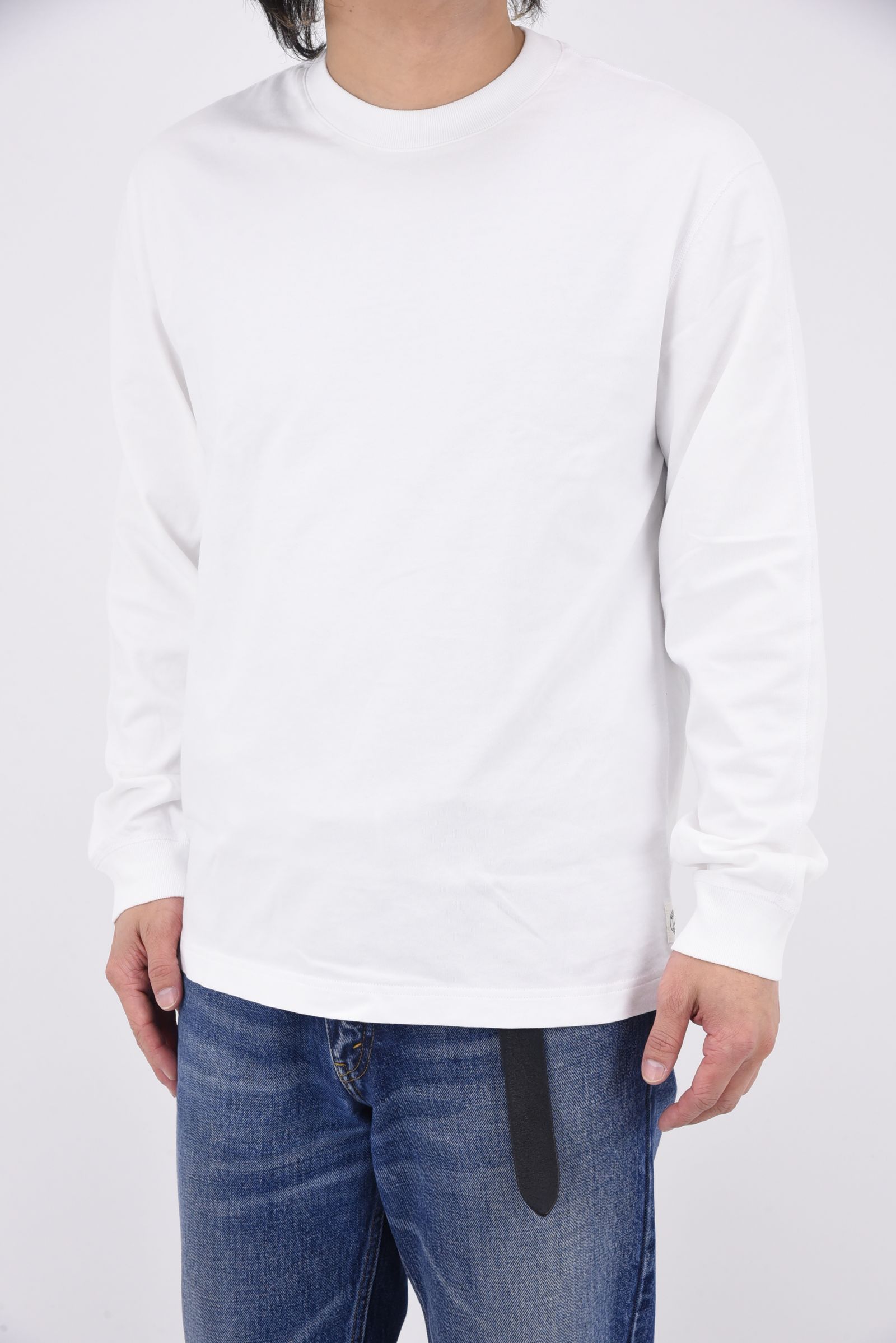 【国内正規品】【STANDARD FIT】 MIDWEIGHT JERSEY LONG SLEEVE / ミッドウェイト ジャージ スタンダード 長袖Tシャツ ホワイト