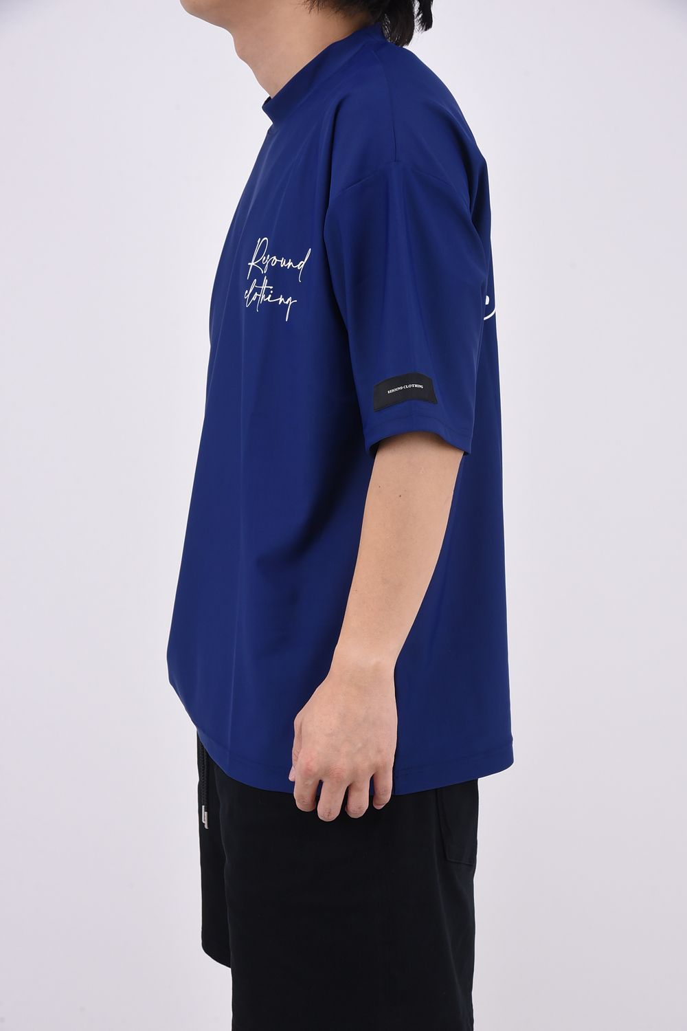 ID RUSH OVER TSHIRT / バックロゴ ラッシュガード 半袖Tシャツ ネイビー