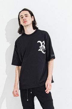 RC OVER TEE / RCロゴ オーバーTシャツ ブラック/ホワイト
