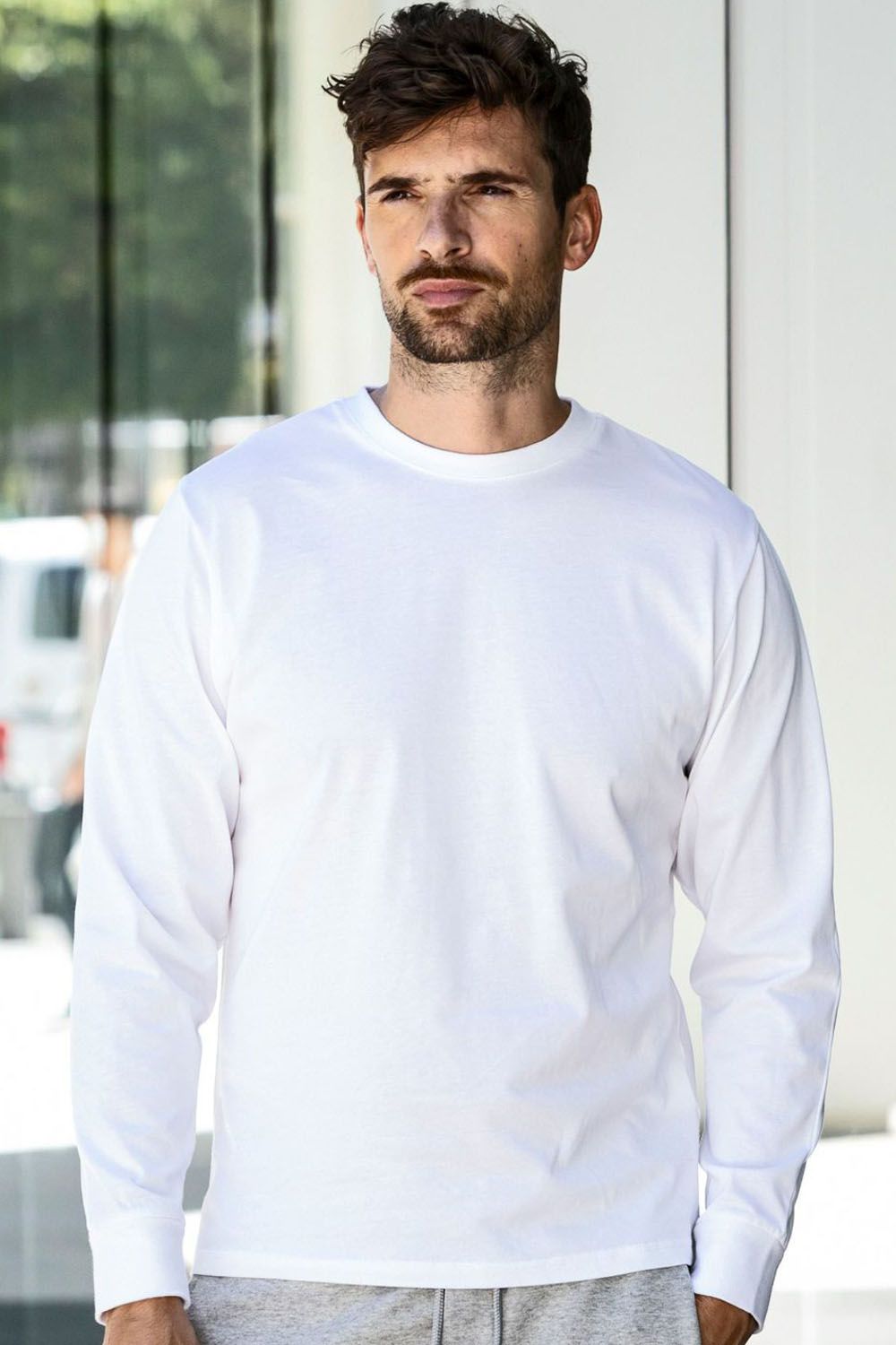 CIRCLE LONG T-SHIRT / サークルロゴ ロングスリーブ (ホワイト)