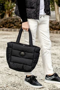PADDED TOTE BAG / パッディド トートバッグ ブラック
