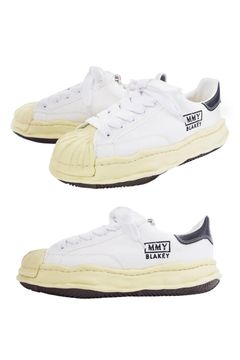 【BLAKEY LOW】 OG sole Canvas Low-top Sneaker / キャンバス ヴィンテージ風ソール ローカットスニーカー (ホワイト)