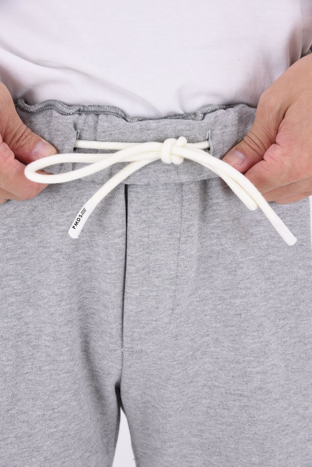 【26AW】 DREW PANT / ツートーン サイドライン スウェットパンツ (グレー/ホワイト)