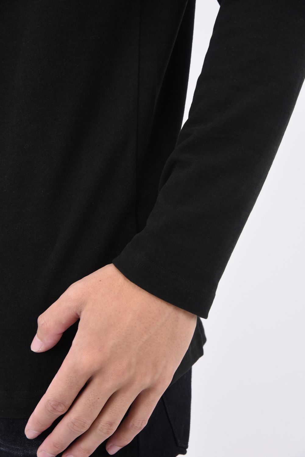 L/S TURTLE /  ロングスリーブ ウォーム タートルネック ブラック