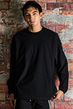 NYLON TECH PULL OVER / 高機能ナイロンマイクロファイバー プルオーバー ブラック