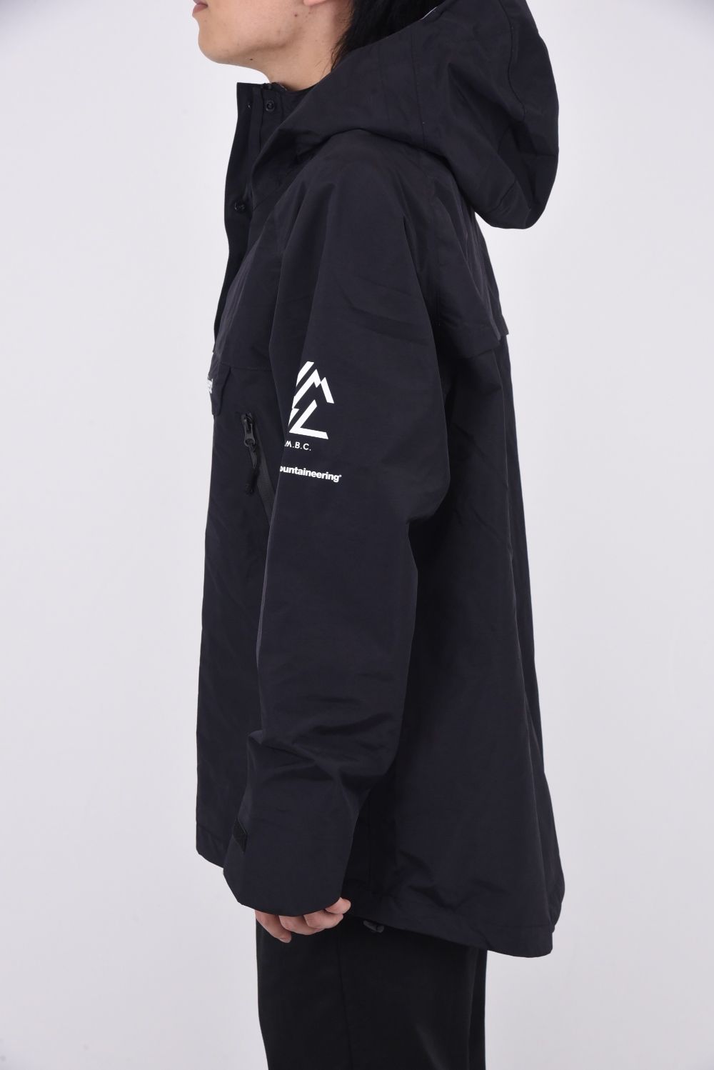 ANORAK RAIN JACKET / KiU別注 アノラック型 レインジャケット ブラック - フリーサイズ
