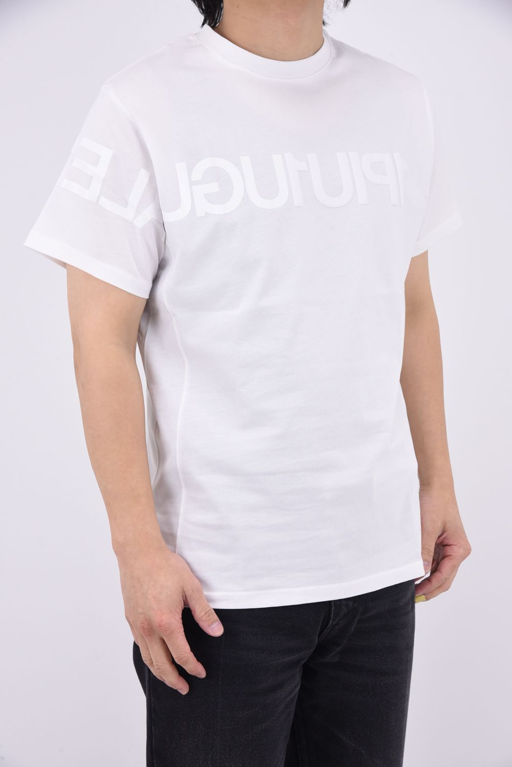 BIG LOGO INVERTED T-SHIRT / ビッグロゴ インバート Tシャツ (ホワイト)