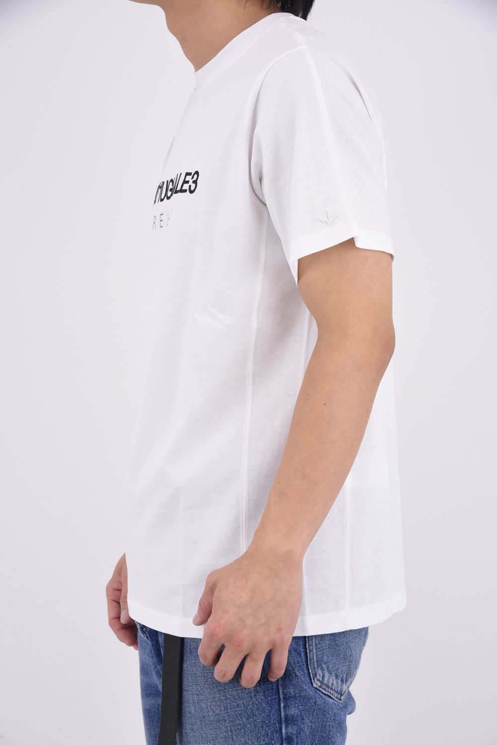 【26SS】 REVERSE PRINT T-SHIRT / ブランドロゴプリント Tシャツ (ホワイト)