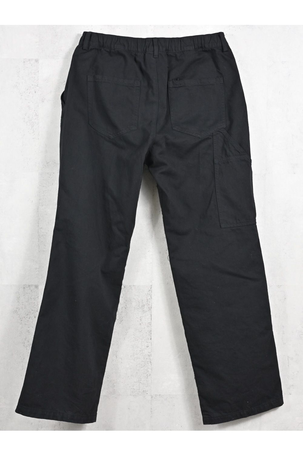 DOUBLE KNEE PT / ダブルニー ワークデニムパンツ (ブラック) (2月中旬入荷予定)