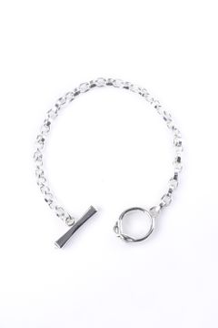 CIRCLE LINK CHAIN BRACELET / サークル リンク チェーン ブレスレット シルバー