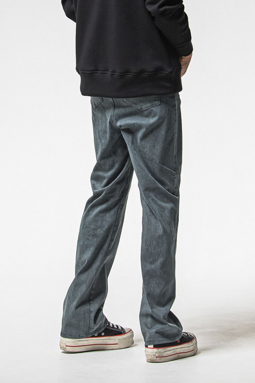 KING DENIM JERSEY / 新定番 バギーシルエット デニムジャージーンズ (Pブラック) (12月中旬入荷予定) ※オーダー締切：9月1日(月)18:00
