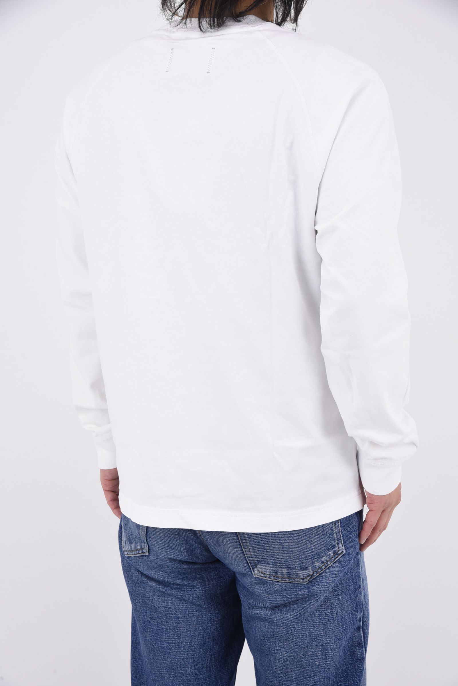 【国内正規品】【STANDARD FIT】 MIDWEIGHT JERSEY LONG SLEEVE / ミッドウェイト ジャージ スタンダード 長袖Tシャツ ホワイト