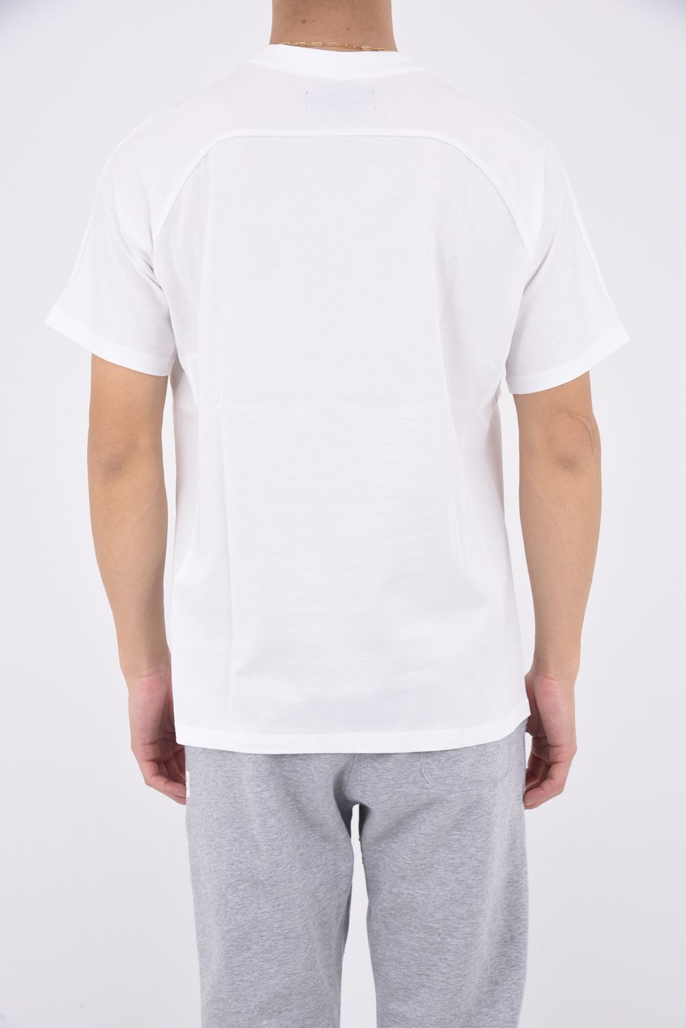 DOUBLE LOGO T-SHIRT / ダブルロゴ クルーネックTシャツ ホワイト