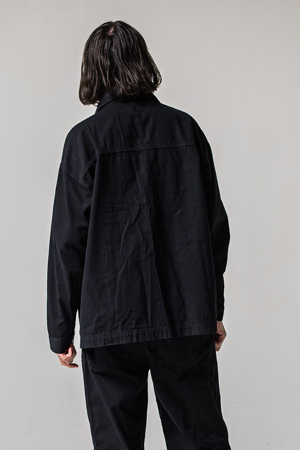 RC COVER ALL / ライトデニム カバーオールジャケット (ブラック) (2月中旬入荷予定)